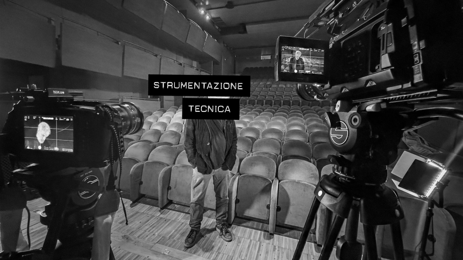 Sul set di "Come un grillo nell'uragano"